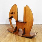 Wooden rocking elephant 1970