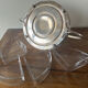 Serving tray with glass raviers