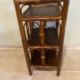 Rattan shelf