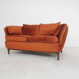 Art deco 2-seater sofa, The Netherlands 1940's