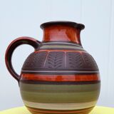 Scandinavian ceramic pitcher kmk
