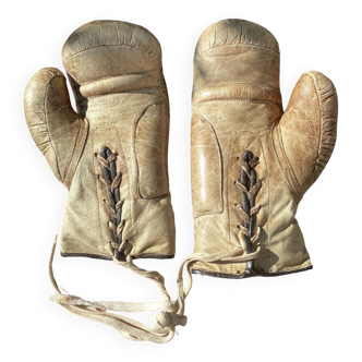 Paire de gants de boxe vintage