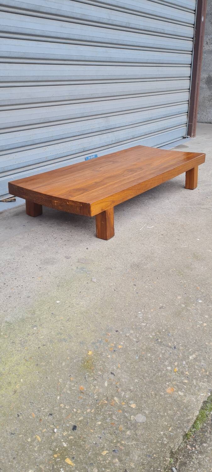Elm coffee table 1960