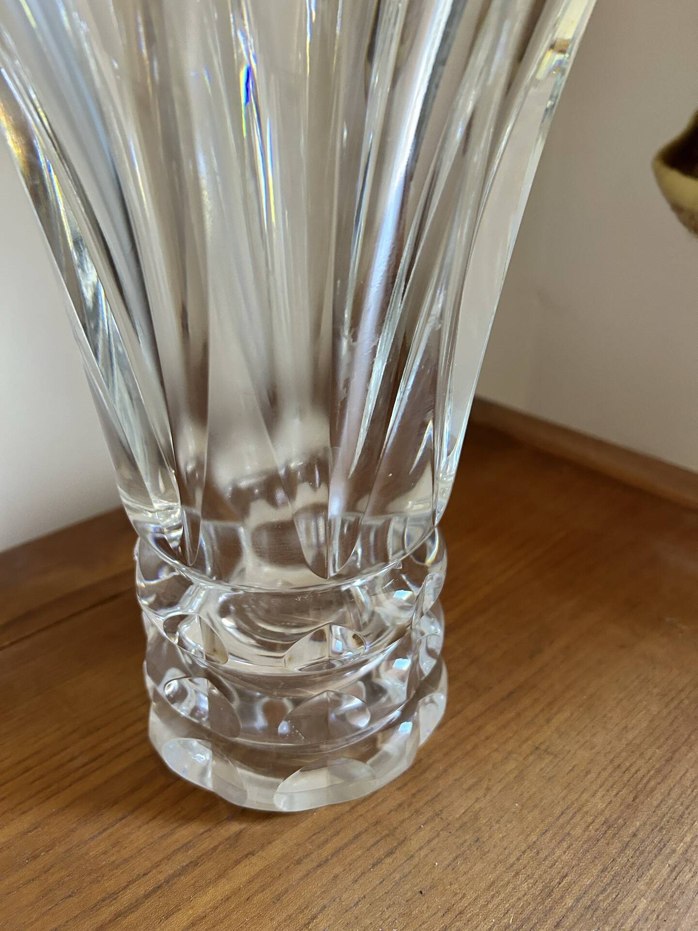 Vase Saint Louis en cristal