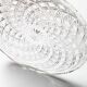 Vintage Pressed Glass Platter: Mid-Century Serving Large Plate, Italy 1970s