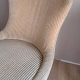 Velvet toad armchair