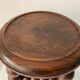 French turned wood stool 1950