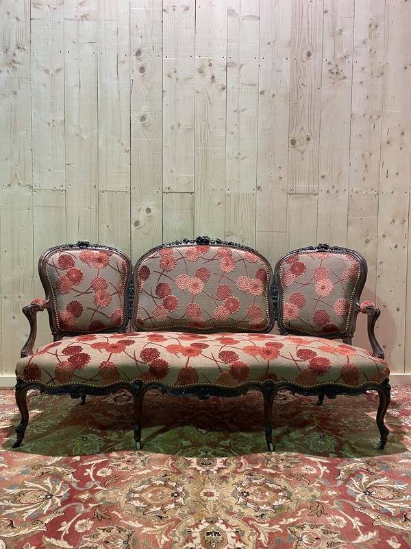 Sofa - Napoleon III / Louis XV bench