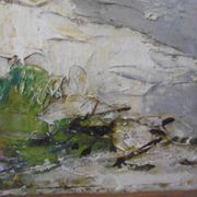 Peinture huile signee Paul Pierre Emiot - jarre provencale