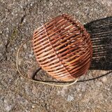 Ball rattan pendant light