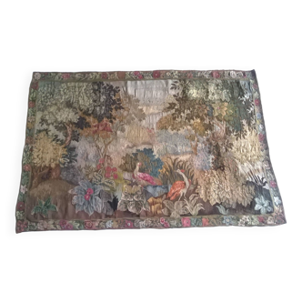 "Verdure Flamande" wool tapestry from the Robert Four factory