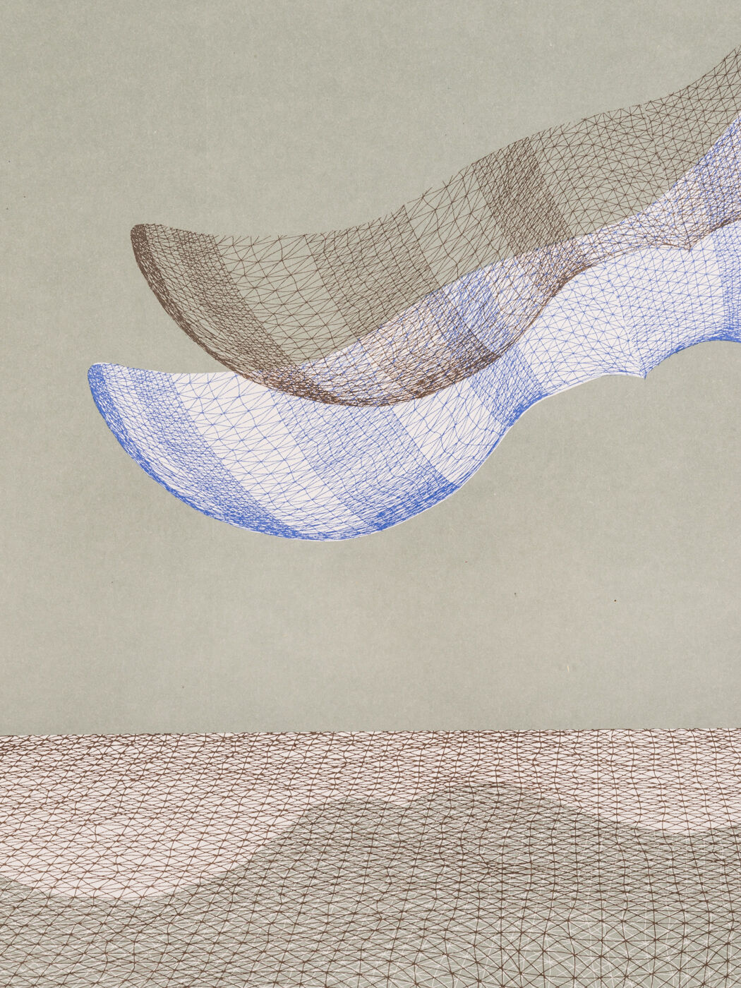 Études géométriques, Art graphique sur papier, 63 x 74cm