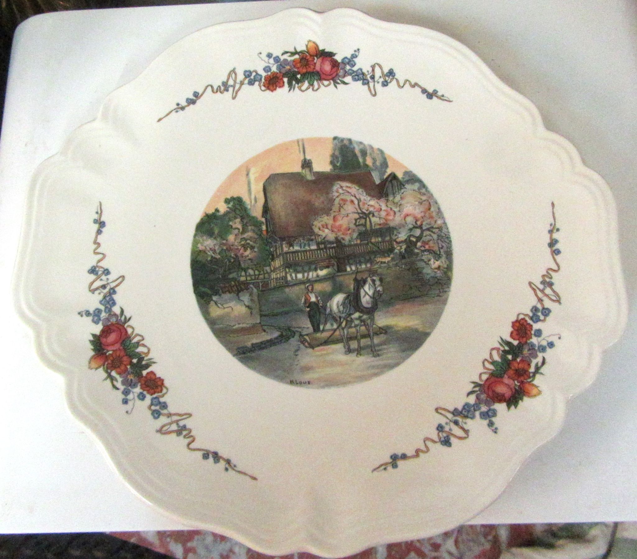 Pie dish sarreguemines-obernai