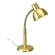 Vintage Italian Brass Gooseneck Table Lamp
