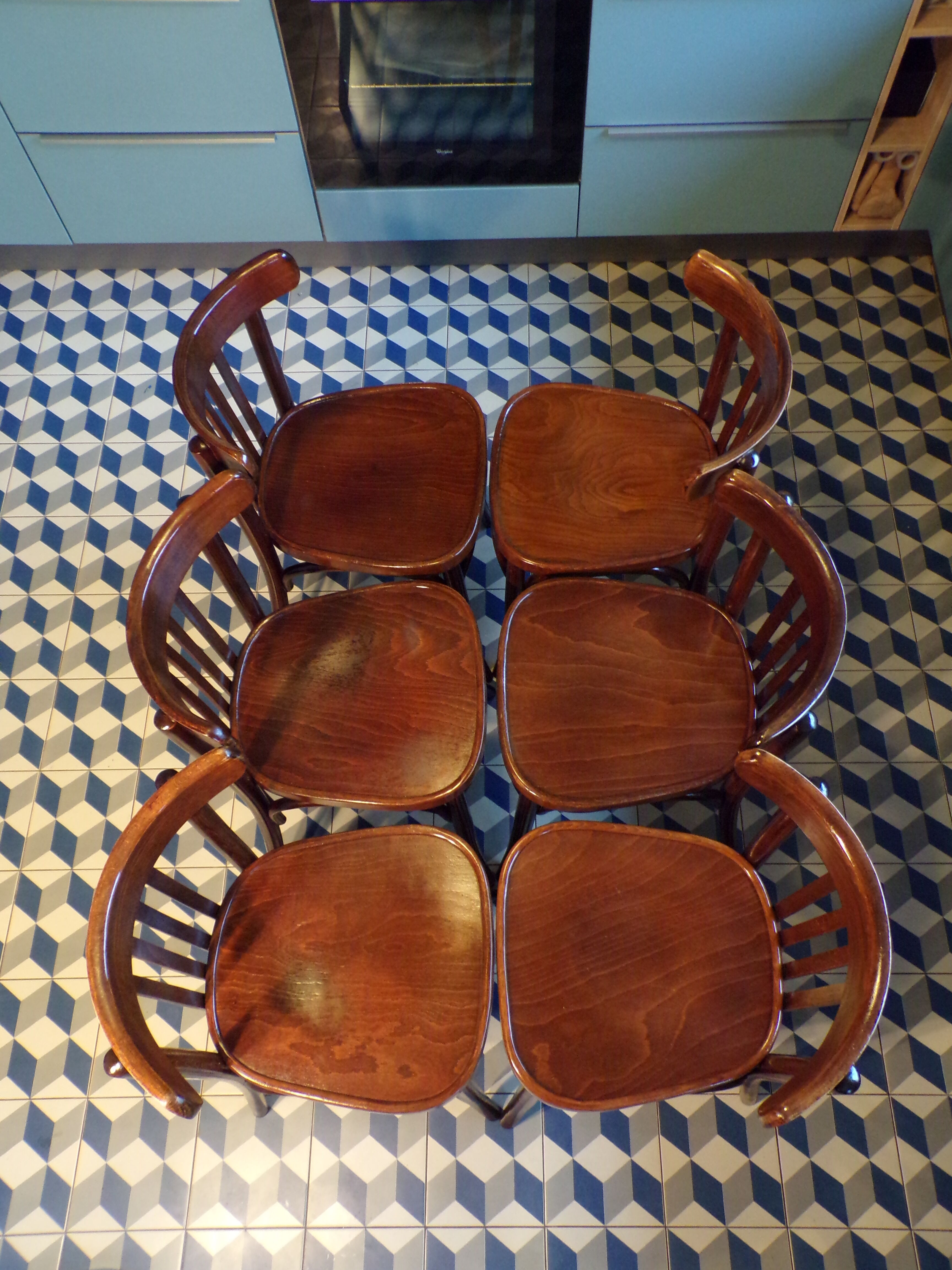 Suite 6 vintage bistro chairs