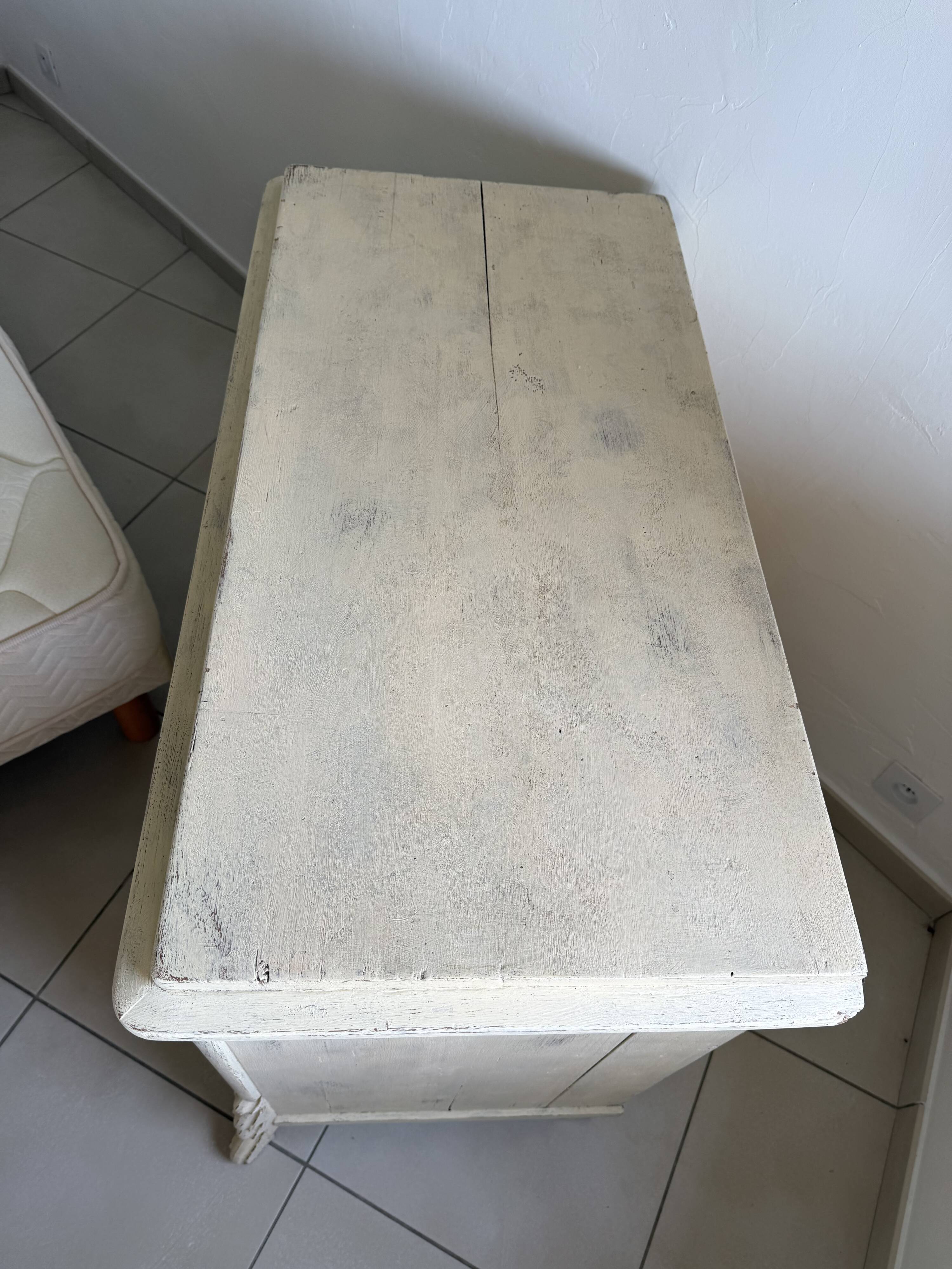 19th-century patinated commode