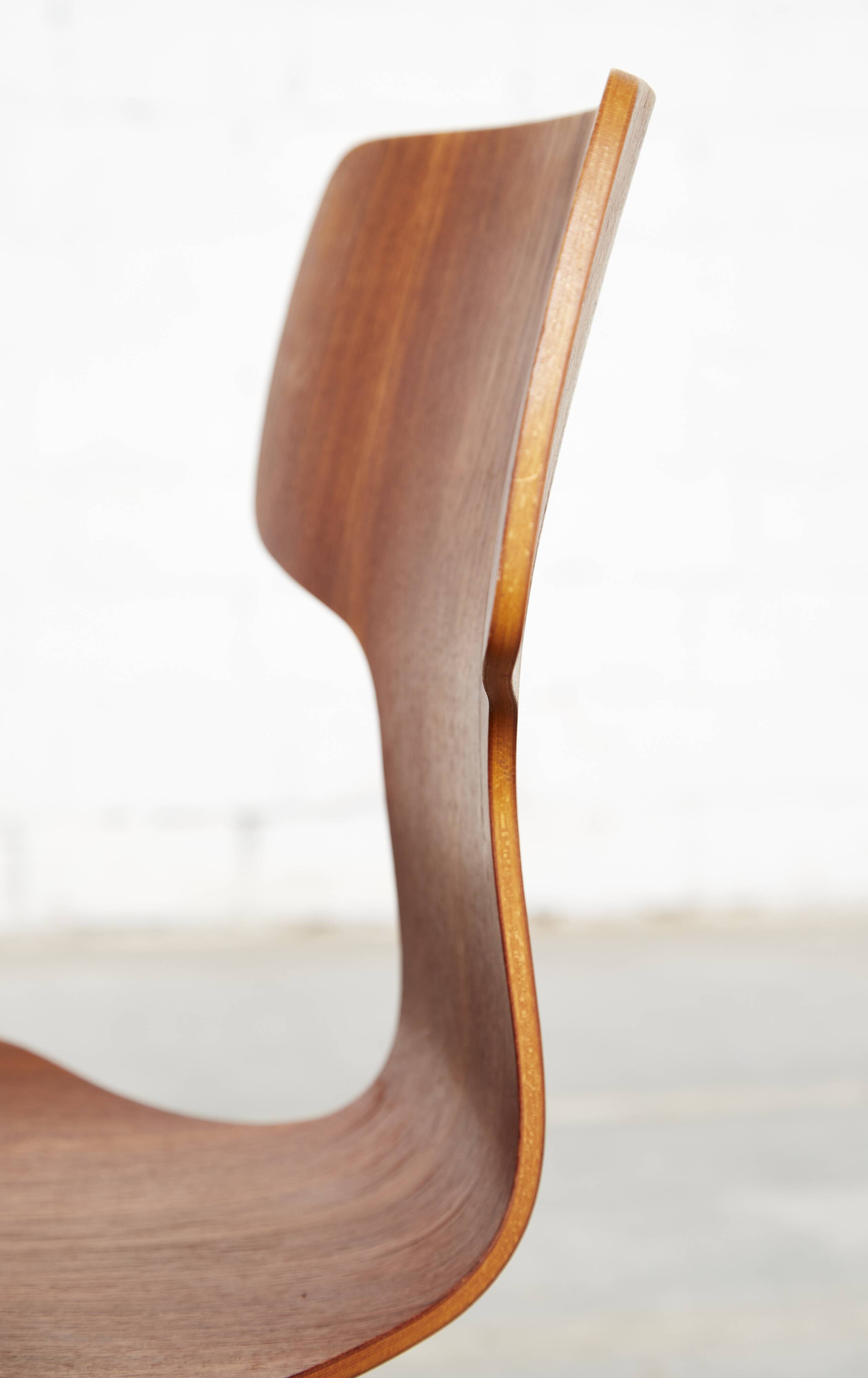 Chaise Hammer 3103 d'Arne Jacobsen pour Fritz Hansen I Ensemble de quatre