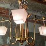 Golden chandelier
