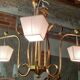 Golden chandelier