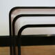 Tables gigognes en plexi signées Michel Dumas