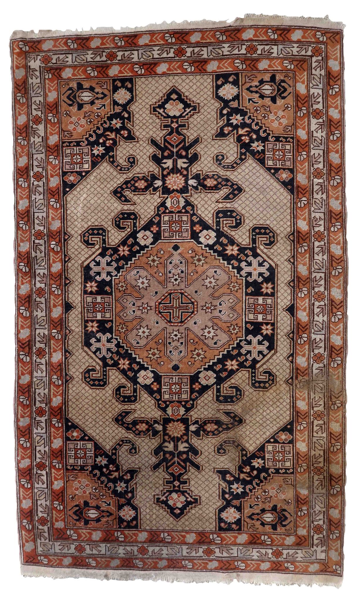 Turkish vintage Sivas rug 1950s 118x194cm