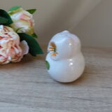 Ceramic salt shaker in the shape of nice eyes in bloom , owl Vintage