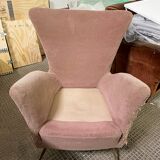 Art Dèco Italian Lounge Armchair from 50s,