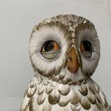 Vintage Italian ceramic owl umbrella stand