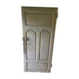 Entrance door in old oak