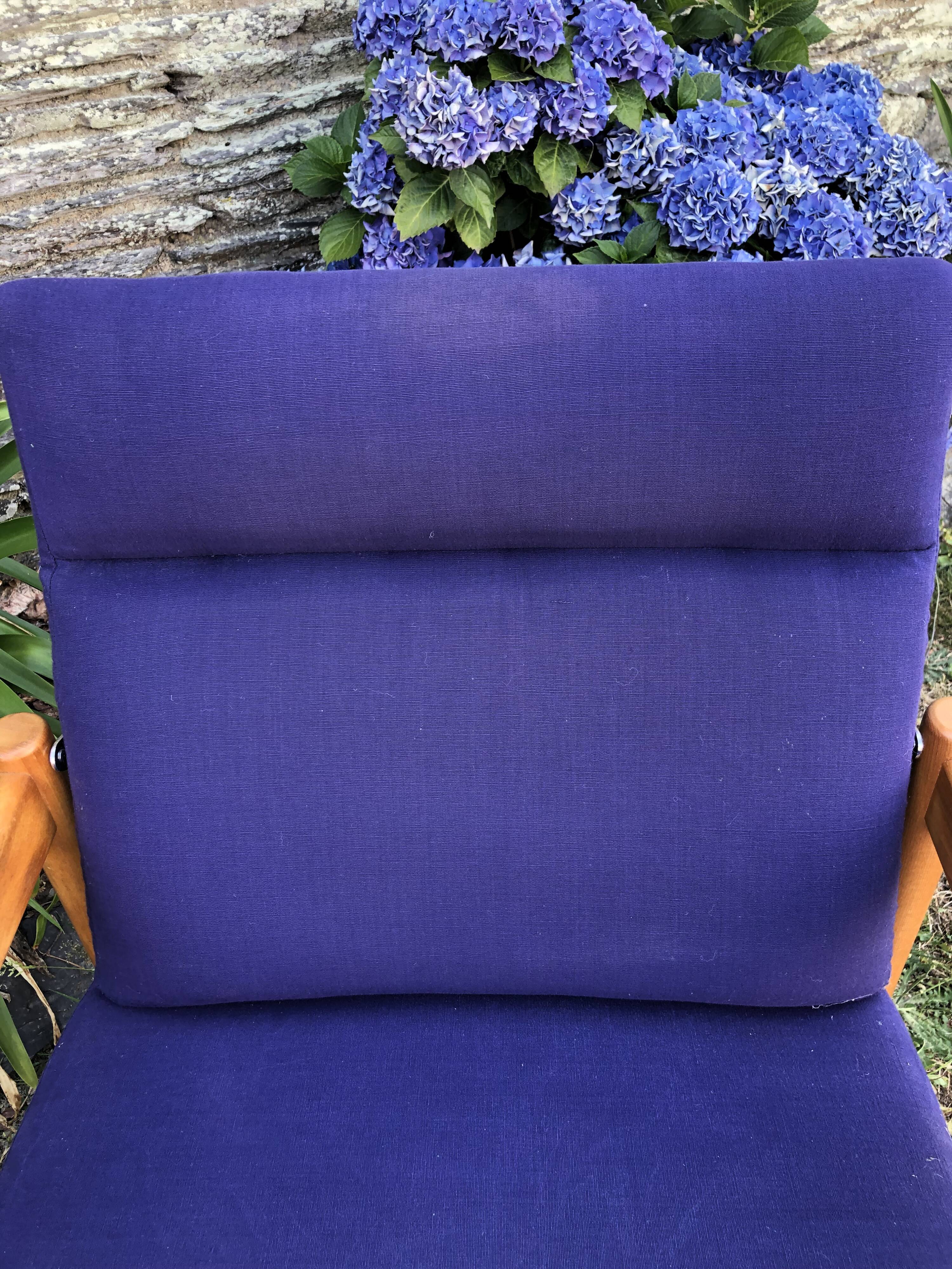 Duo de fauteuils vintage en hêtre lupton morton de john morton
