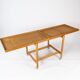 Dsserte en chêne de design danois fabriqué par Hundevad Furniture dans les années 1960