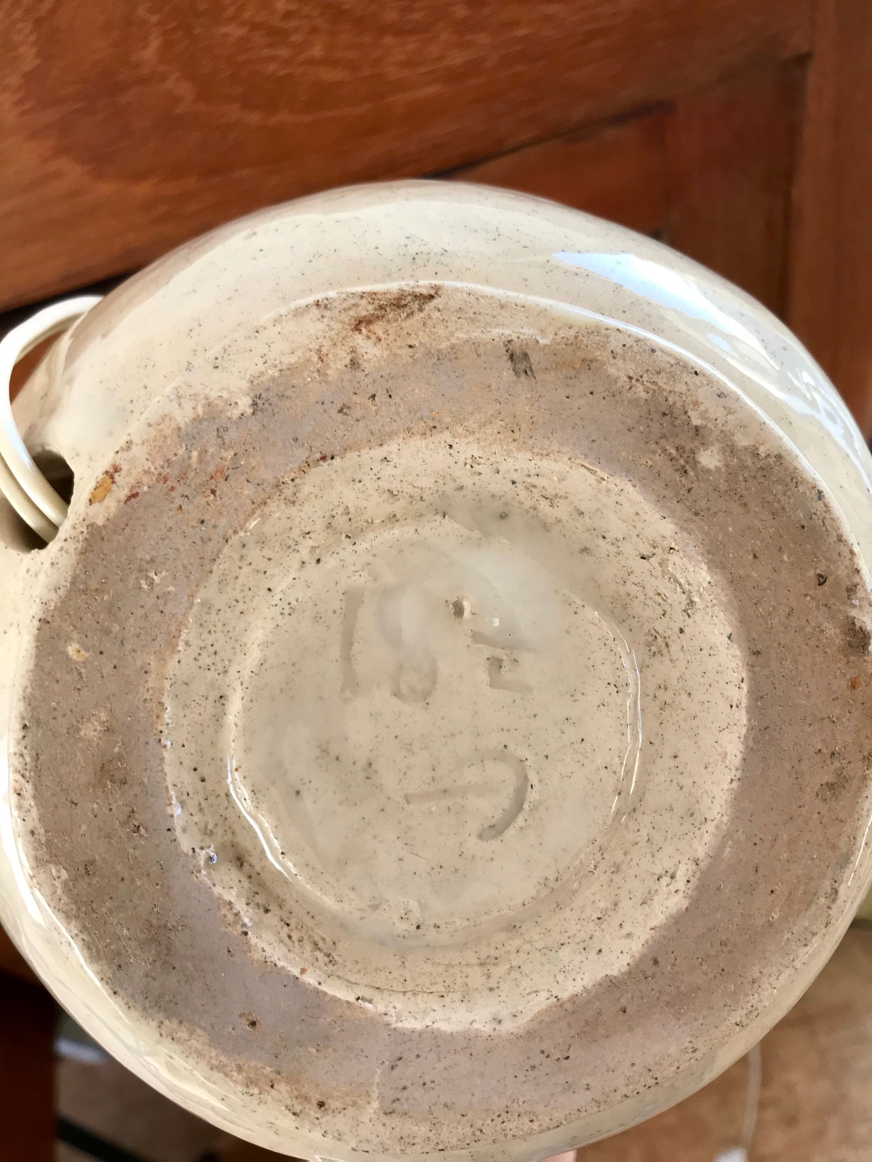 Ancient ceramic lamp