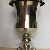 Christian Dior silver metal vase