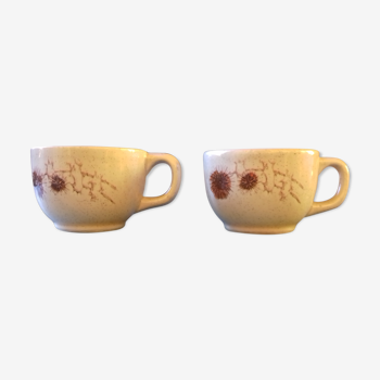 Duo of cups in sandstone