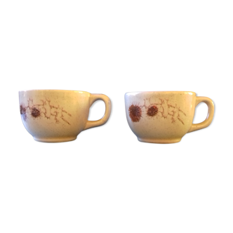 Duo of cups in sandstone