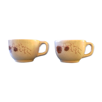 Duo de tasses en grés