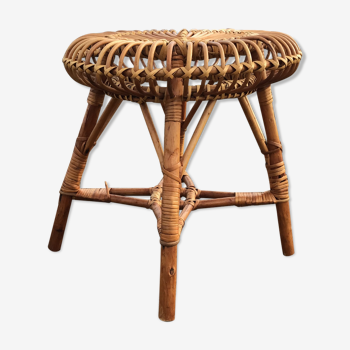 Rattan stool