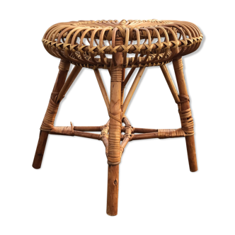 Rattan stool