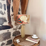 Vintage stoneware lamp