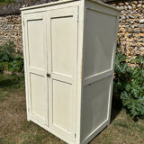 Petite armoire parisienne vintage couleur blanche