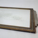 Miroir en bois peint