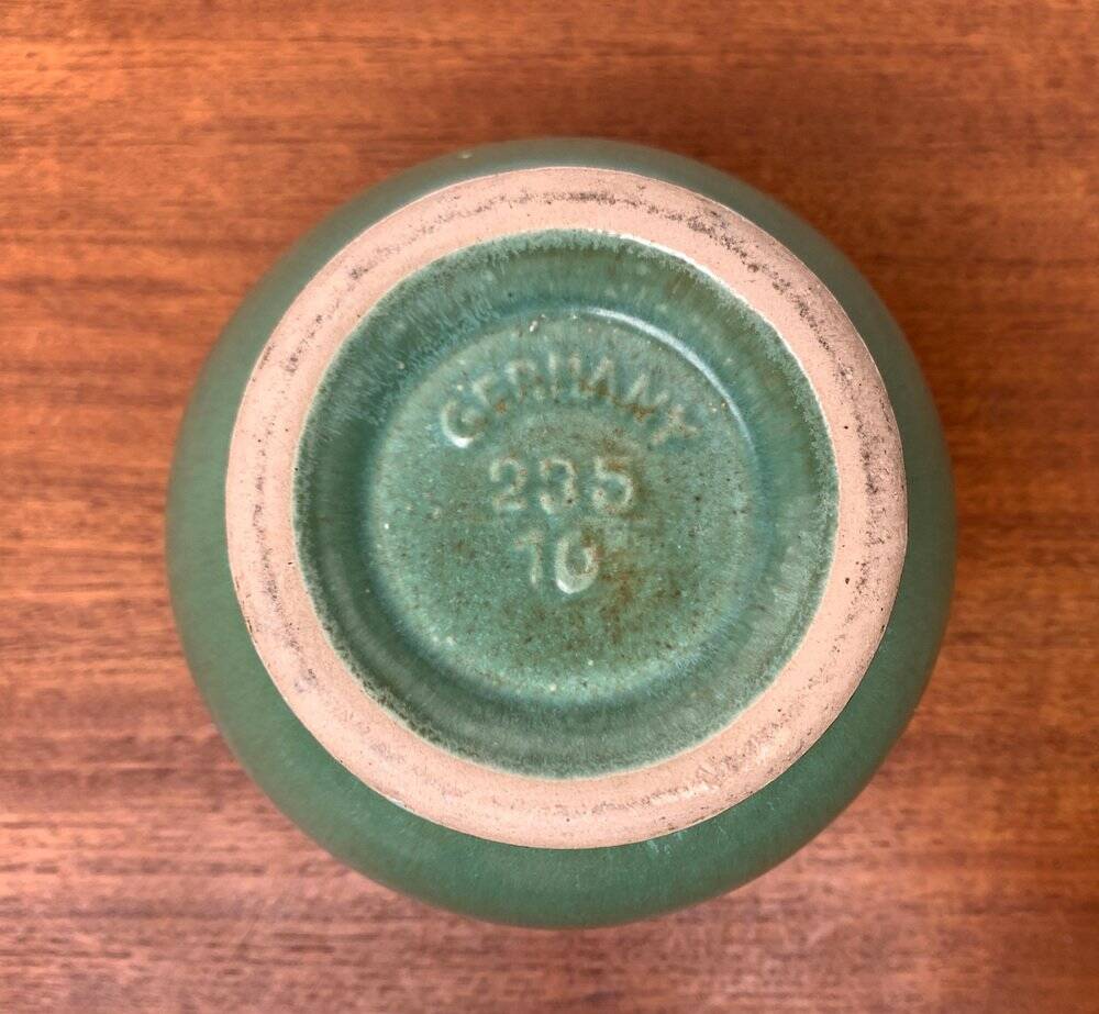 German Art Deco ceramic vase by Jasba, 1940s