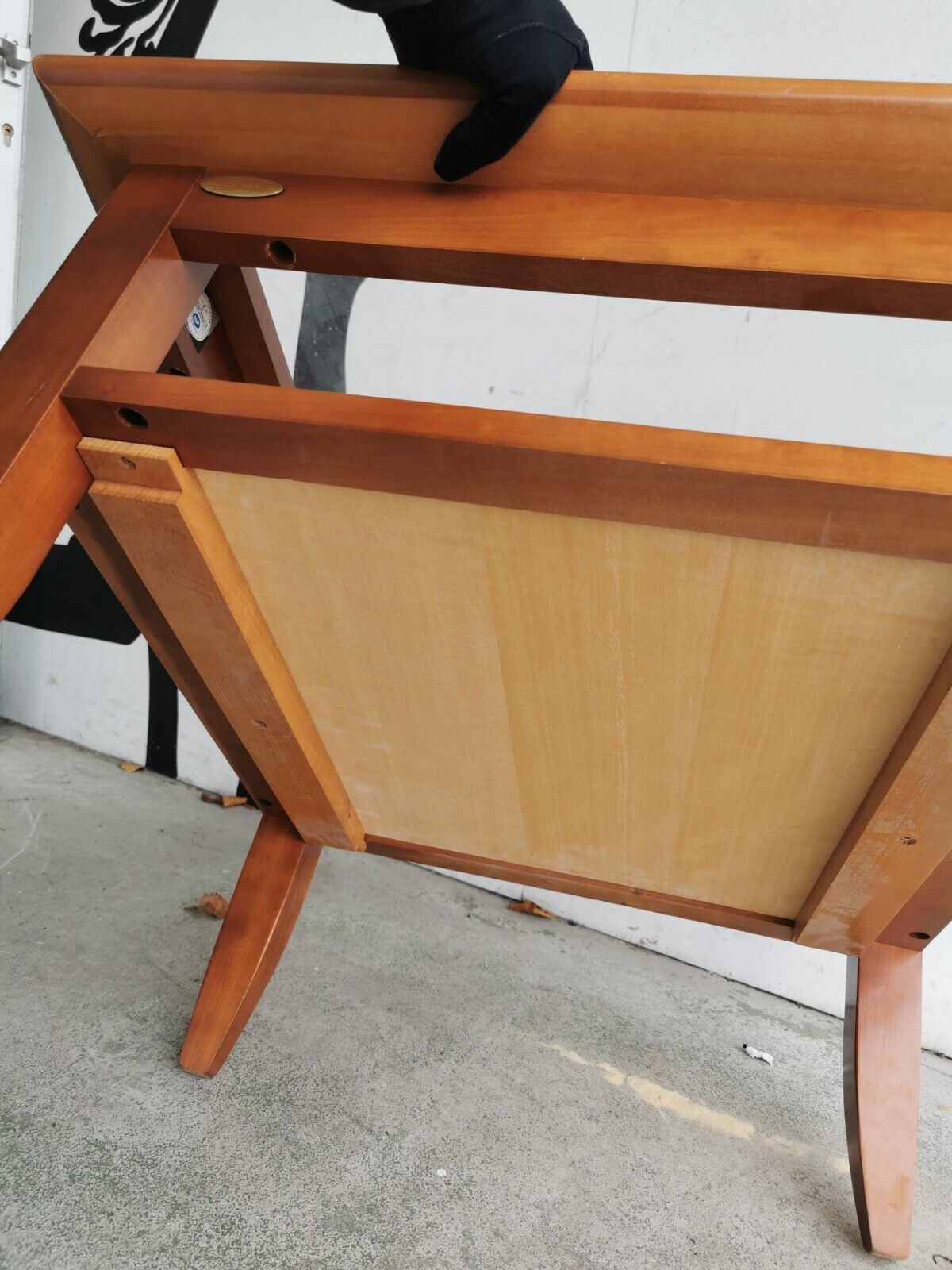 Coffee table in cherry sign ernest menard