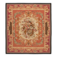 Handmade European Vintage Aubusson Kilim 306 cm x 335 cm
