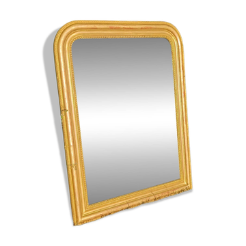 Miroir Louis-Philippe ancien doré et patiné