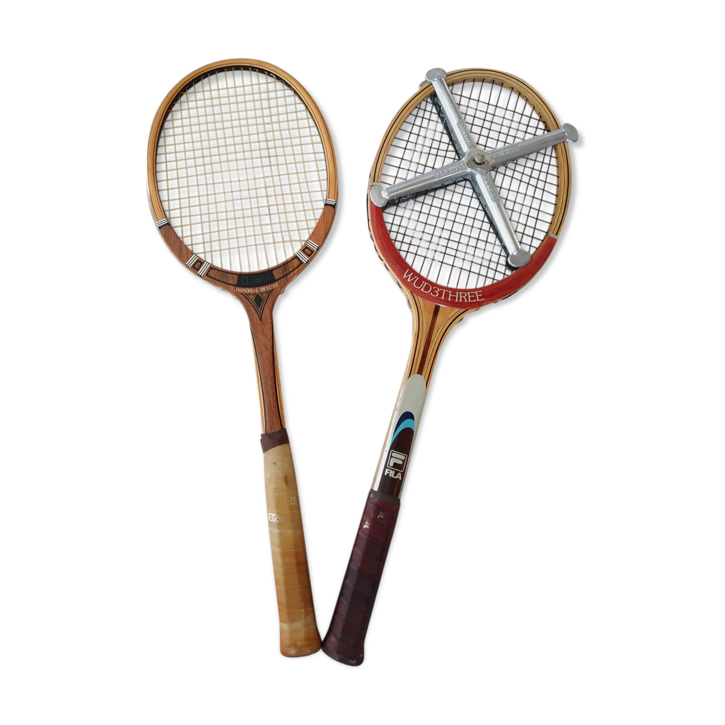 Raquettes tennis bois vintage 1960/1970