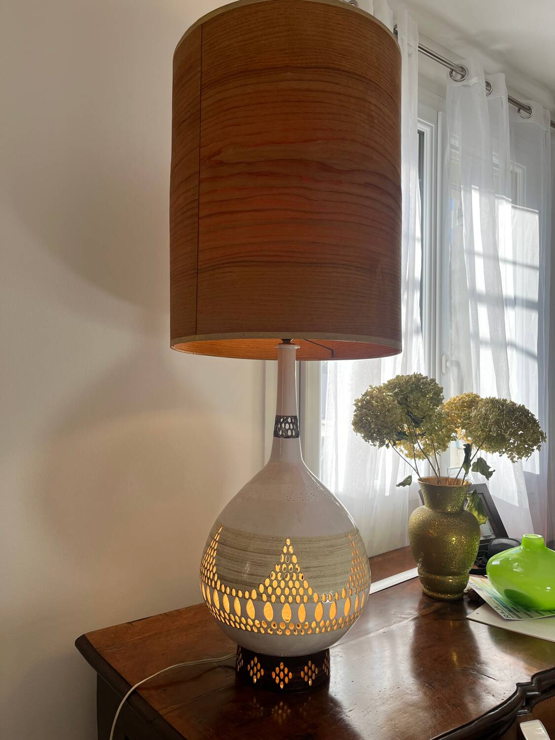 Ceramic lamp G. Pelletier 1960