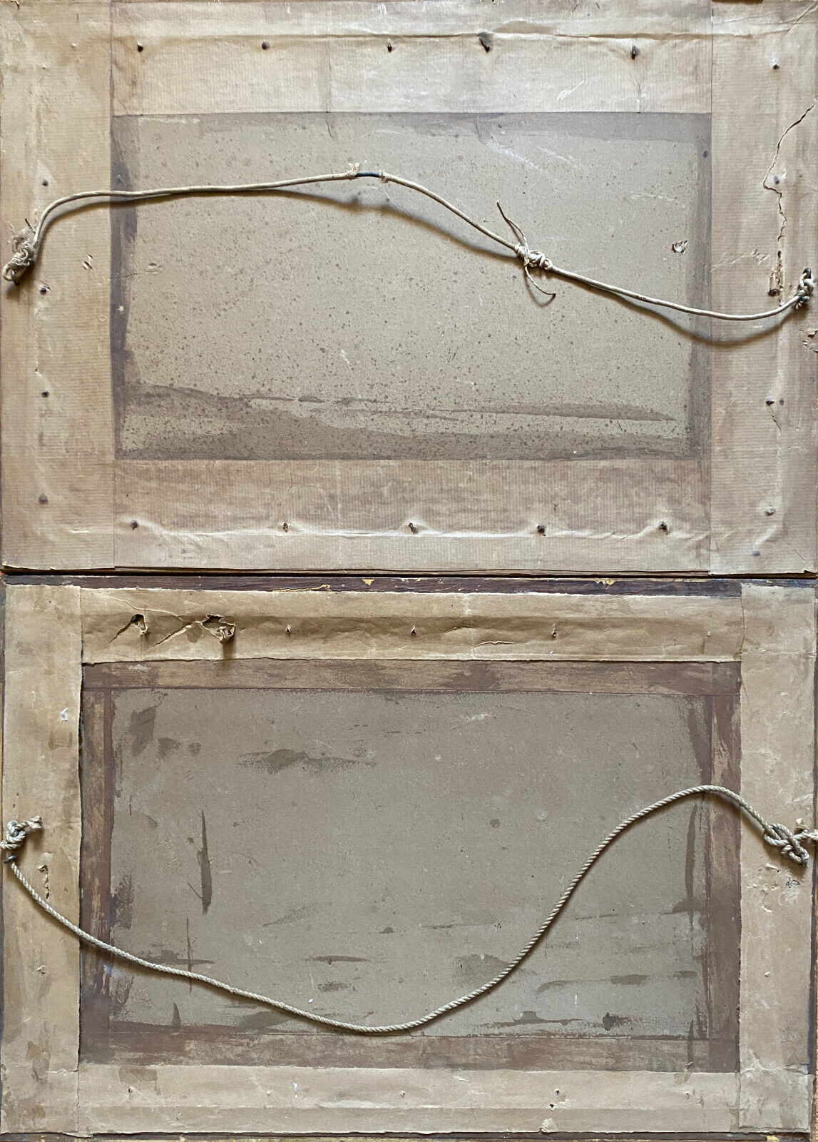 Pair of original drawings by Alice Gendreau dated 1908 "Alpine Landscapes"