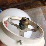 Opaline ball ceiling light.