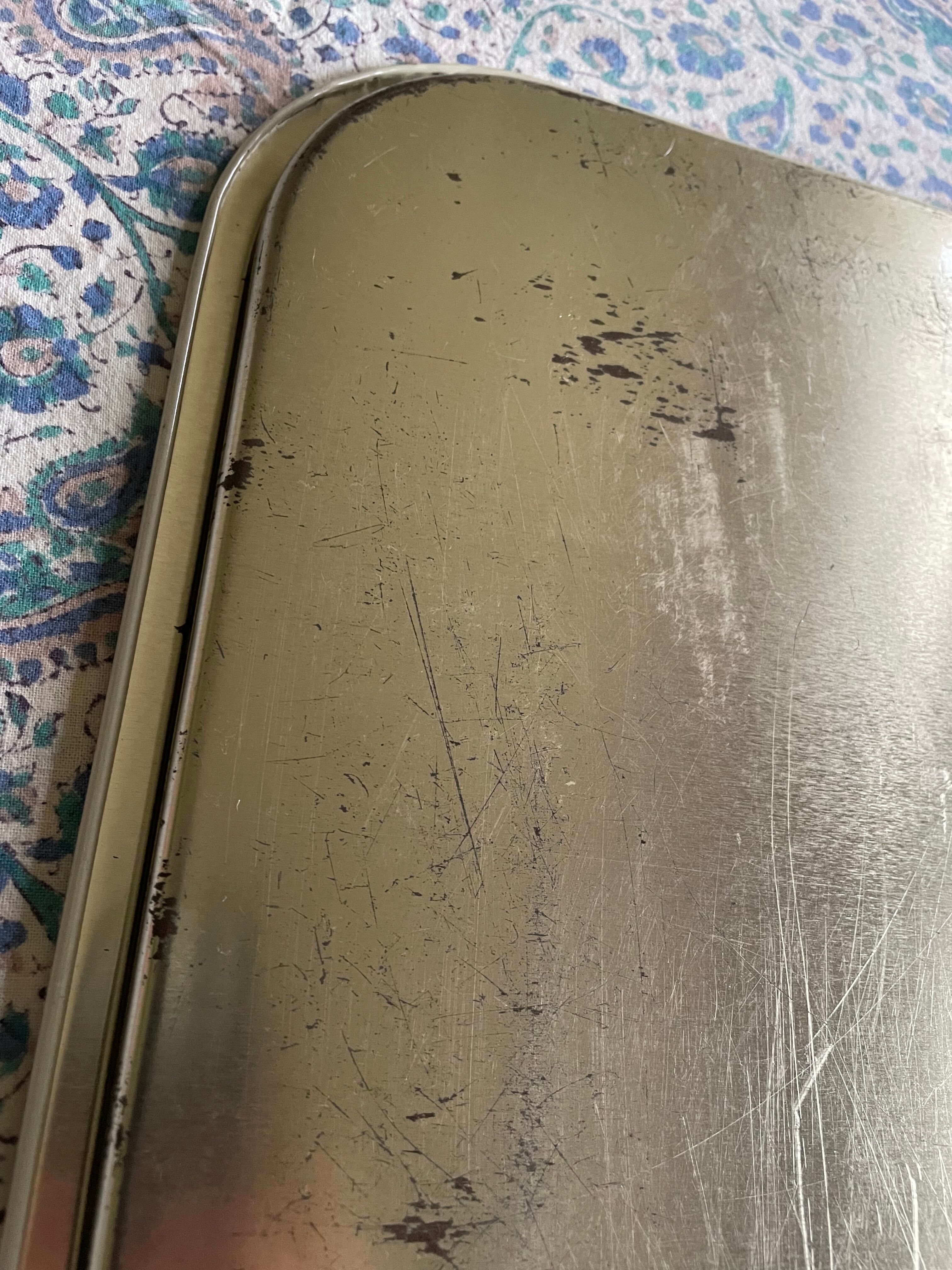 Vintage metal tray